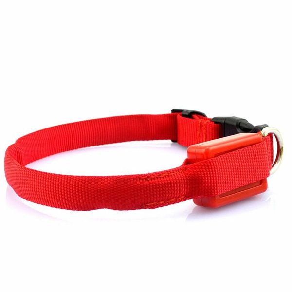 led dog collar safety pet collar with 3 glowing modes 3 reflective strings adjustable for small medium large dogs
